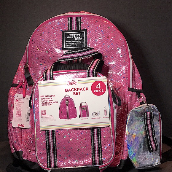 Justice Other New Justice 4 Piece Backpack Set Poshmark